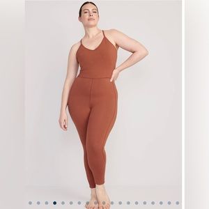 Brown Cami Jumpsuit NWT, athletic wear, at leisure